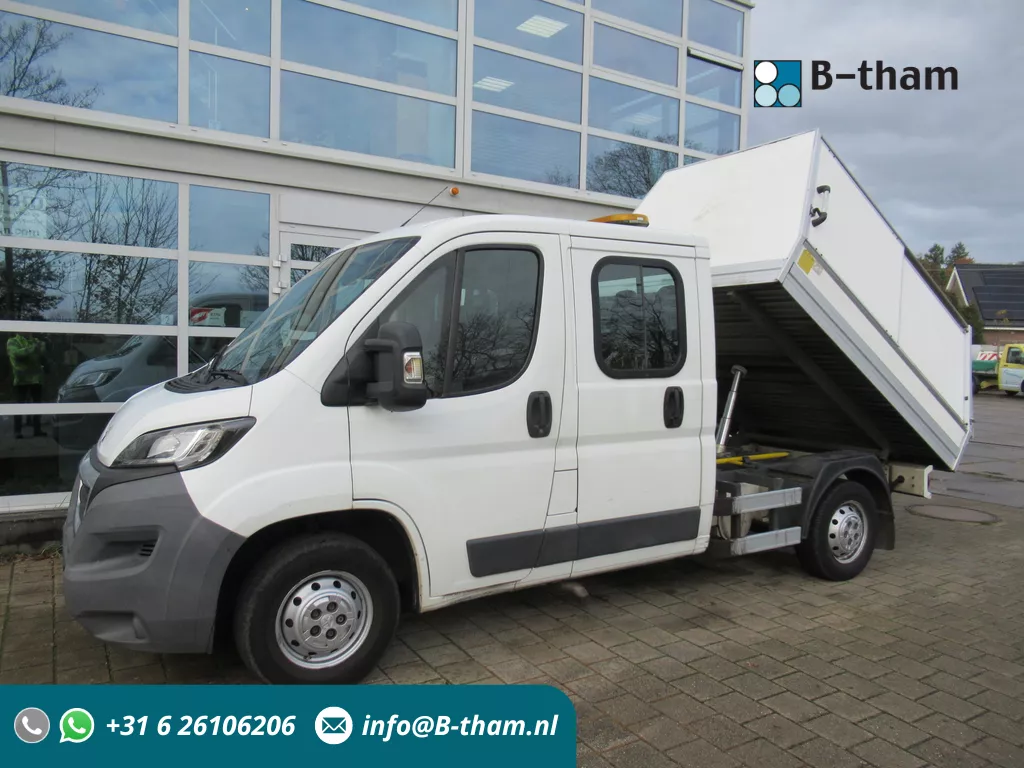 Peugeot Boxer 335 2.2 HDI L2 XR DOKA Dubbelcabine Veegvuilkipper