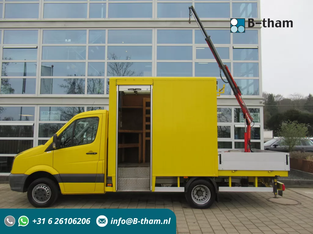 Volkswagen Crafter 46 2.0 TDI 100KW Werkplaats Werkstatt + Kraan Kran Crane