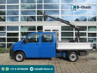 Volkswagen Transporter 2.0 TDI 75KW L2 DOKA + HIAB Dubbelcabine Comfort