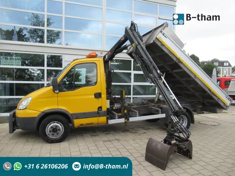 Iveco Daily 65C15 Kipper + HIAB 044 Kraan Kran Crane