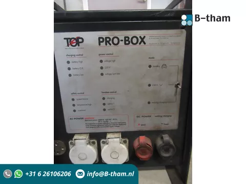 TOP PRO-BOX  omvormer + las apparaat