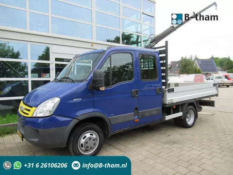 Iveco Daily 50C14G 345 CNG Aardgas AIRCO + HIAB Kraan Kran Crane