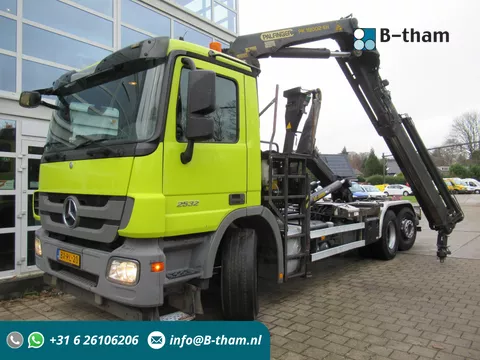 Mercedes-Benz Actros 2532 6x2 Palift T20 + Palfinger PK18002-EH Haak - Kraan