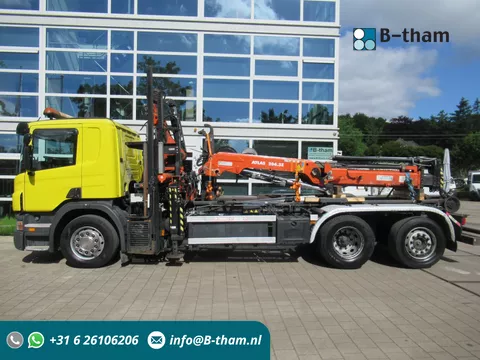 Scania P 340 B 6x2*4 VDL Haak - Kraan ATLAS 206.3E