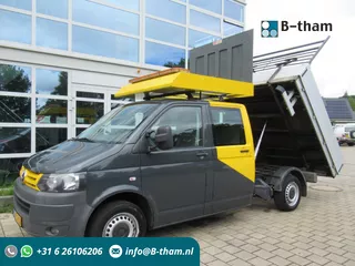 Volkswagen Transporter T5 2.0 TDI 75KW L2 DOKA dubbelcabine Kipper Actiebord