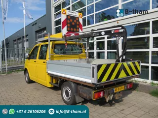 Volkswagen Transporter 1.9 TDI 340 DC + HIAB 008 T Kraan Crane Kran