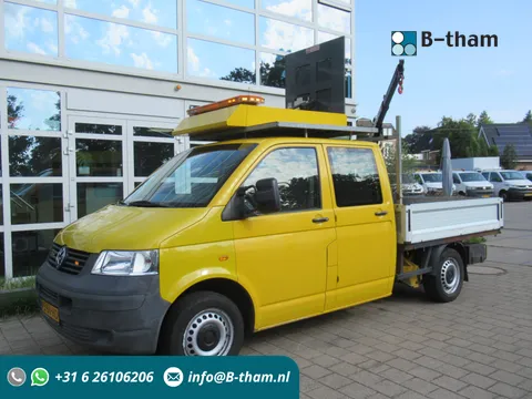 Volkswagen Transporter 1.9 TDI 340 DC + HIAB 008 T Kraan Crane Kran